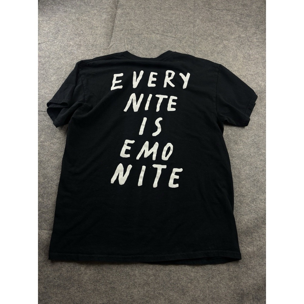 Emo Nite Mens L Graveboy graphic tee Grunge Emo Goth Every Night Is An Emo Night